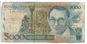 BRASIL 5000 CRUZADOS 1986