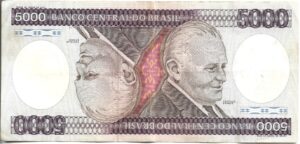 BRASIL 5000 CRUZEIROS 1983