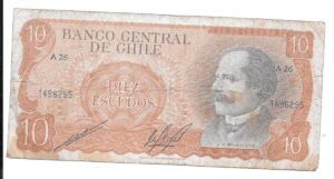 CHILE 10 ESCUDOS 1970