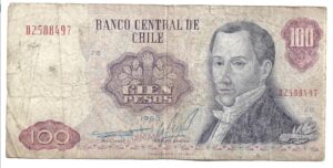 CHILE 100 PESOS 1980