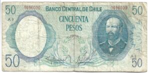 CHILE 50 PESOS 1976