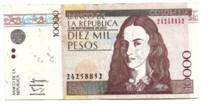 COLOMBIA 10.000 PESOS 2013