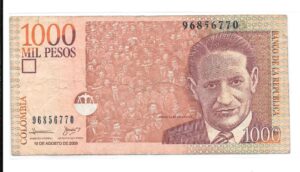 COLOMBIA 1000 PESOS 2009