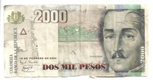 COLOMBIA 2000 PESOS 2004