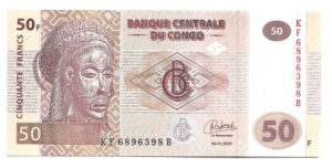 CONGO 50 FRANCOS 2022 SIN CIRCULAR