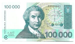 CROACIA 100.000 DINAR 1993