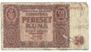CROACIA 50 KUNA 1941