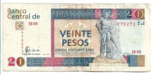 CUBA 20 CUC 2006