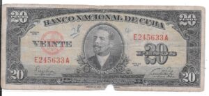 CUBA 20 PESOS 1949