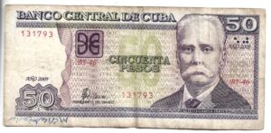 CUBA 50 PESOS 2009