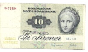 DINAMARCA 10 CORONAS 1972