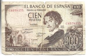 ESPAÑA 100 PESETAS 1965