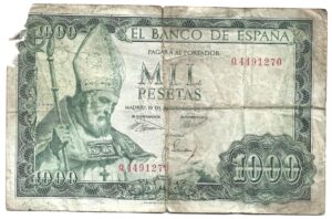 ESPAÑA 1000 PESETAS 1965