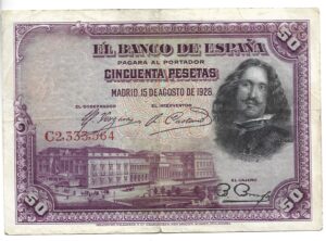 ESPAÑA 50 PESETAS 1928