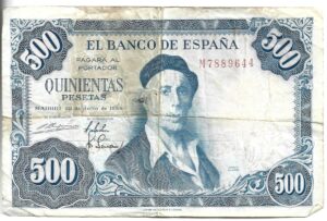 ESPAÑA 500 PESETAS 1954