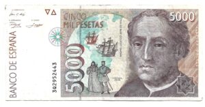 ESPAÑA 5000 PESETAS 1992