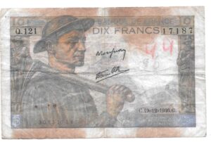 FRANCIA 10 FRANCOS 1946
