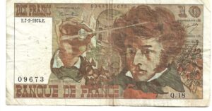 FRANCIA 10 FRANCOS 1974