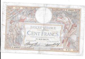 FRANCIA 100 FRANCOS 1935