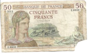 FRANCIA 50 FRANCOS 1937