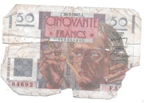 FRANCIA 50 FRANCOS 1947