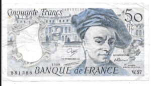 FRANCIA 50 FRANCOS 1989