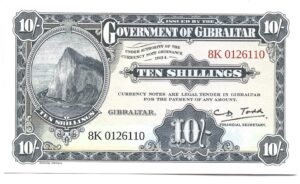GIBRALTAR 10 SCHILLING 2018 SIN CIRCULAR