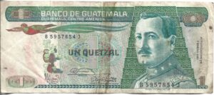GUATEMALA 1 QUETZAL 1987