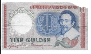 HOLANDA 10 GULDEN 1953