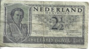 HOLANDA 2,5 GULDEN 1949