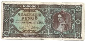 HUNGRÍA 100.000 PENGO 1945