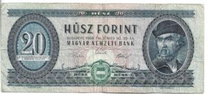 HUNGRÍA 20 FLORINT 1969
