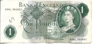 INGLATERRA 1 POUND 1960