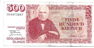 ISLANDIA 500 KRONUR 2001