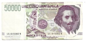 ITALIA 50.000 LIRAS 1992