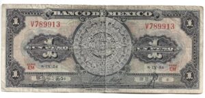MÉXICO 1 PESO 1954
