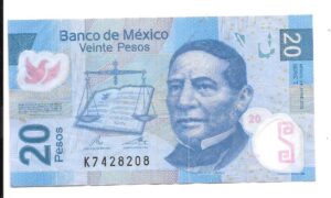 MÉXICO 20 PESOS 2012