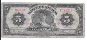 MÉXICO 5 PESOS 1961