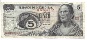 MÉXICO 5 PESOS 1972