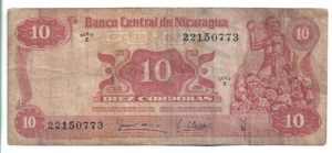 NICARAGUA 10 CÓRDOBAS 1979
