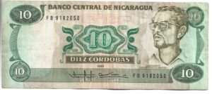 NICARAGUA 10 CÓRDOBAS 1985