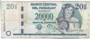 PARAGUAY 20.000 GUARANÍES 2013