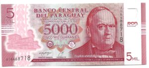 PARAGUAY 5000 GUARANÍES 2022 SIN CIRCULAR