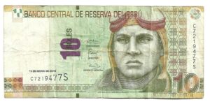 PERÚ 10 NUEVOS SOLES 2016