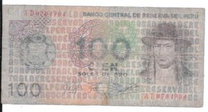 PERÚ 100 SOLES 1976
