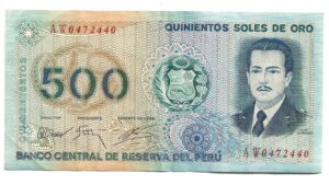 PERÚ 500 SOLES 1976