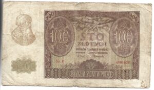 POLONIA 100 ZLOTYCH 1940