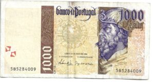 PORTUGAL 1000 ESCUDOS 1996