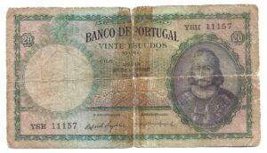 PORTUGAL 20 ESCUDOS 1959