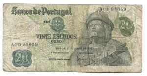 PORTUGAL 20 ESCUDOS 1971
